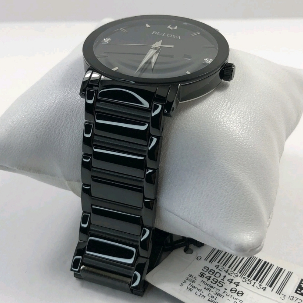 ***BRAND NEW*** Bulova Modern Diamond Black Dial Men's Watch - Picture 8 of 11